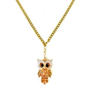 🔥💖🔥New Topaz Owl Pendant